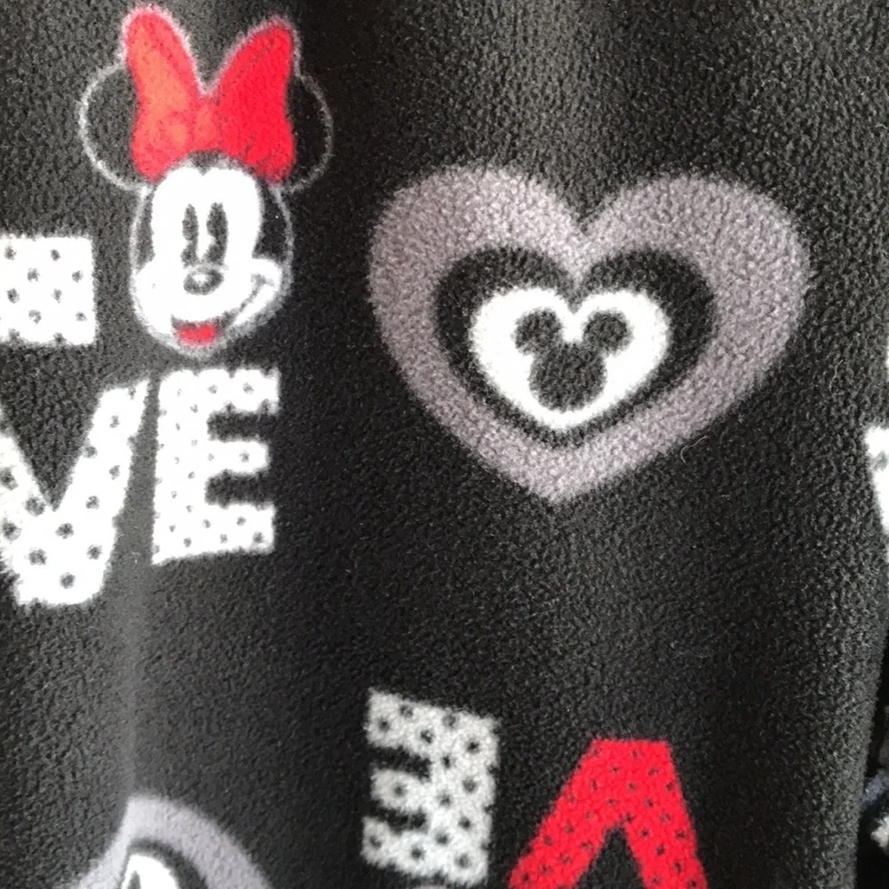 Disney Minnie and Mickey Mouse “Love” sleep / lounge pants, size L - Picture 8 of 11